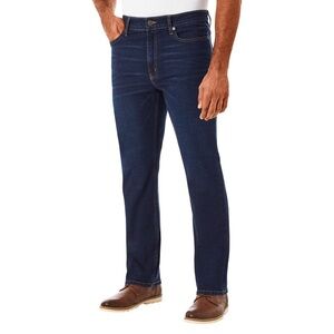 Member's Mark Men's Straight Fit Premium Stretch Denim Jeans, 5 Pocket 32x30